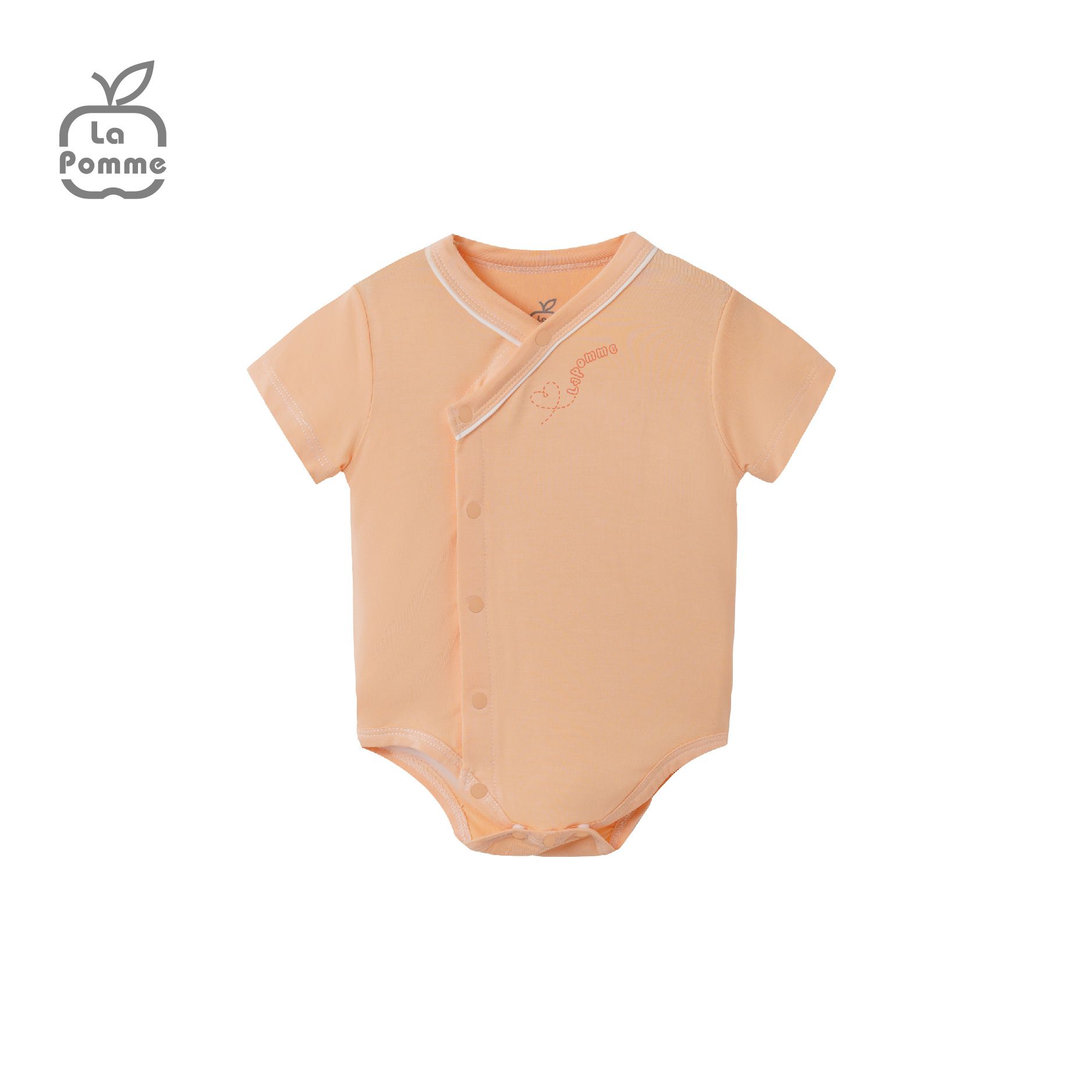 Body chip cộc tay La Pomme vườn cổ tích - Ghi