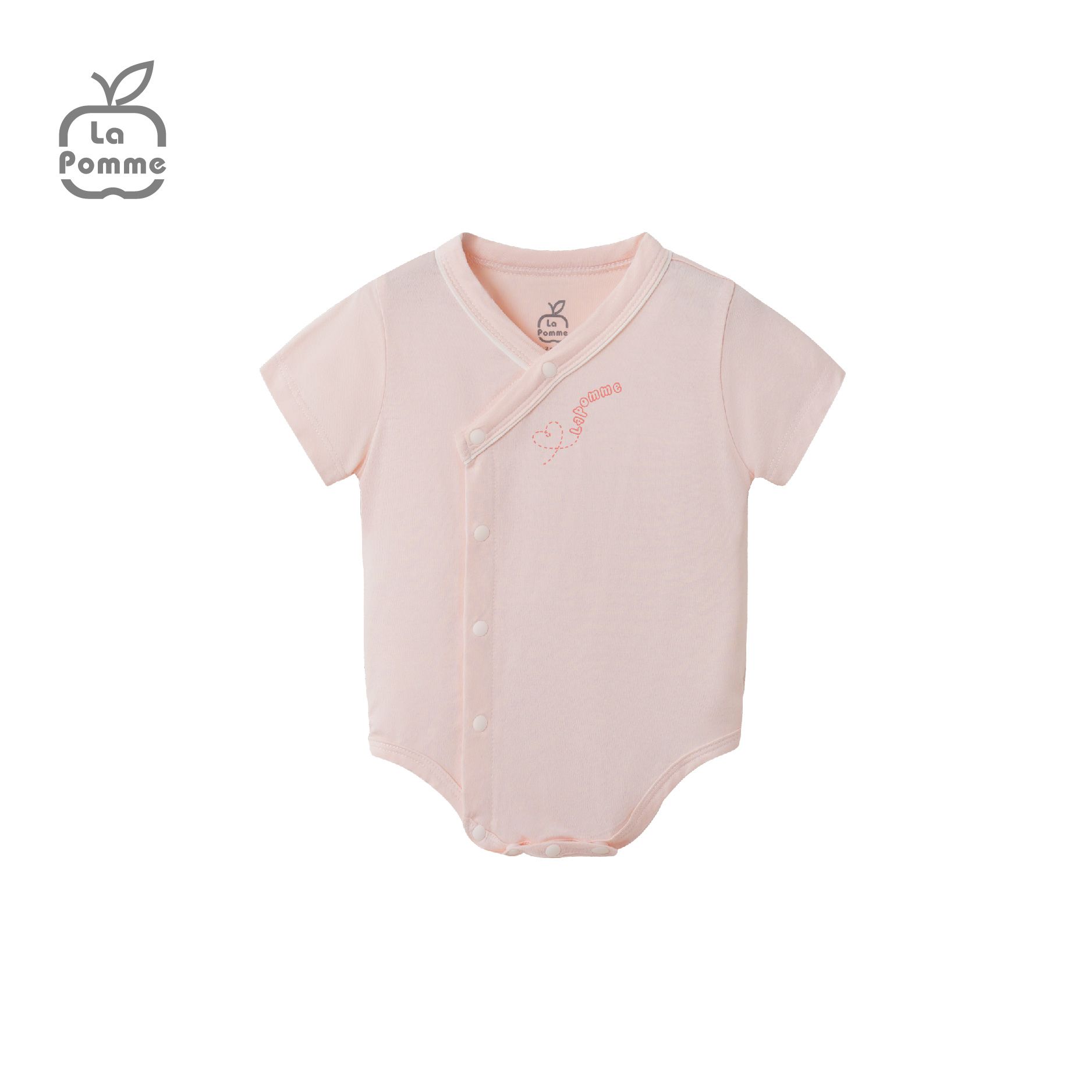 Body chip cộc tay La Pomme vườn cổ tích - Ghi