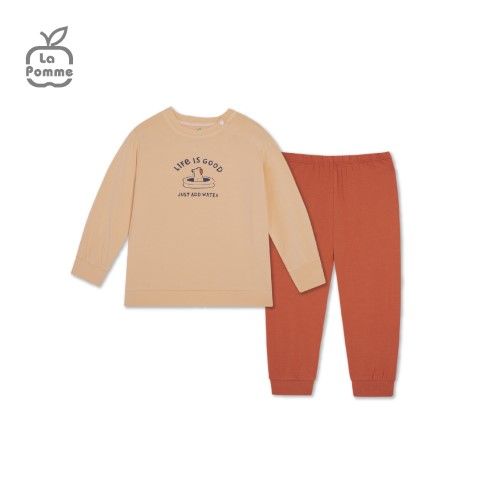 Bộ dài tay La Pomme cún con và Bể bơi - Vàng
