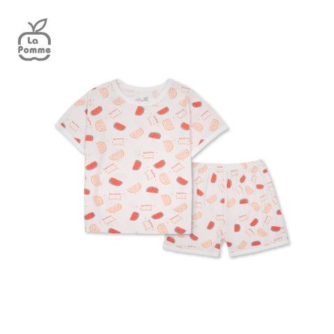 Bộ cộc tay La Pomme Sweet Pattern - Dưa hấu