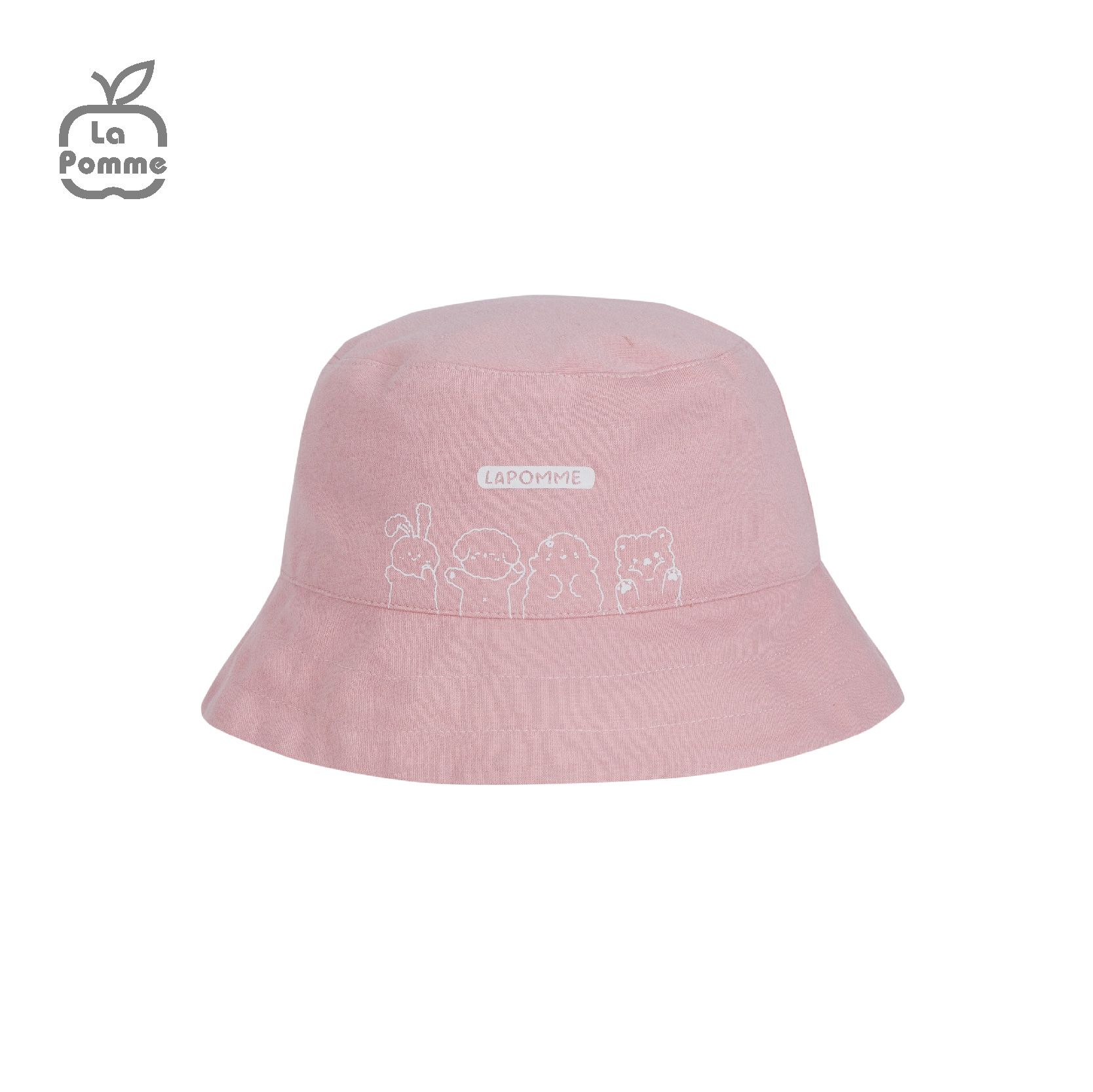 Mũ vành La Pomme Cute Animals - Hồng