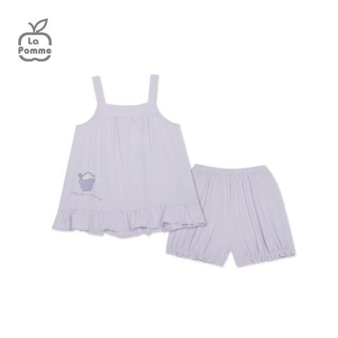 Bộ hai dây La Pomme giỏ mây mùa hè - Vàng