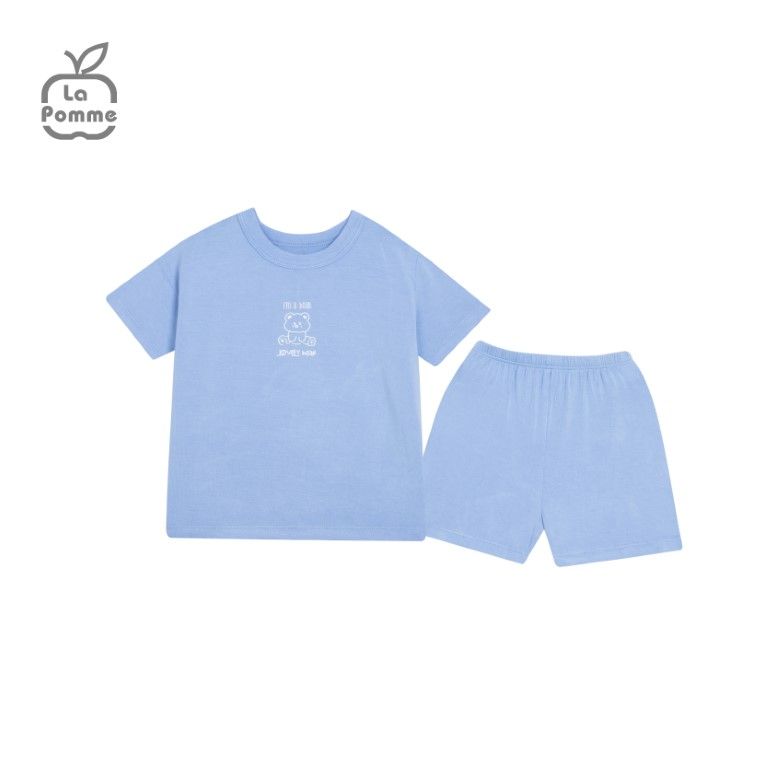 Bộ cộc tay La Pomme Teddy Bear - Vàng