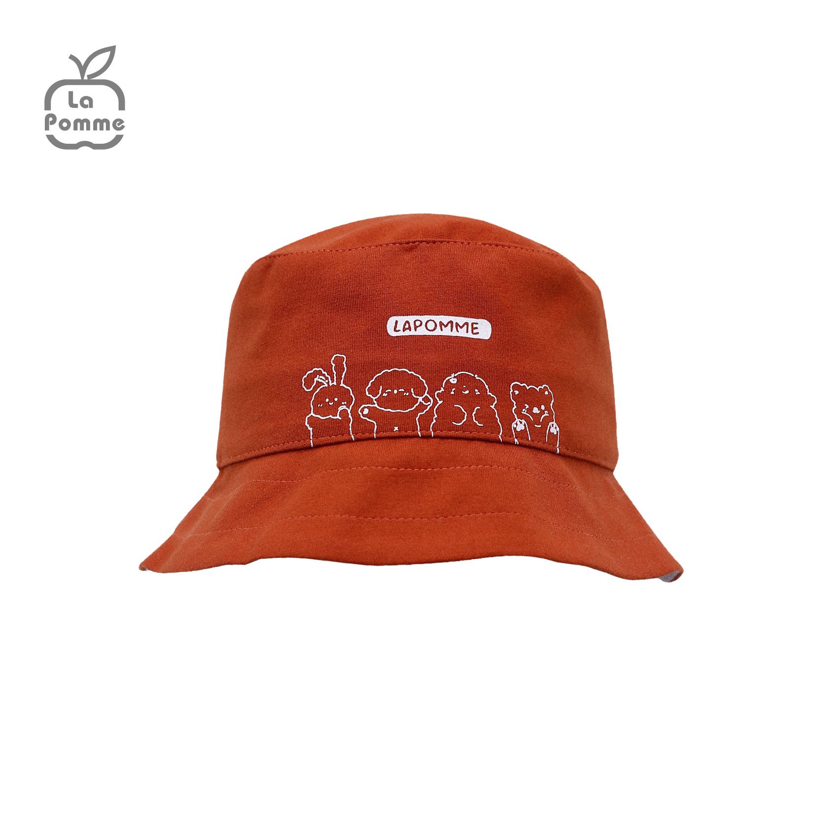  Mũ vành La Pomme cute animals - Xanh nhạt 