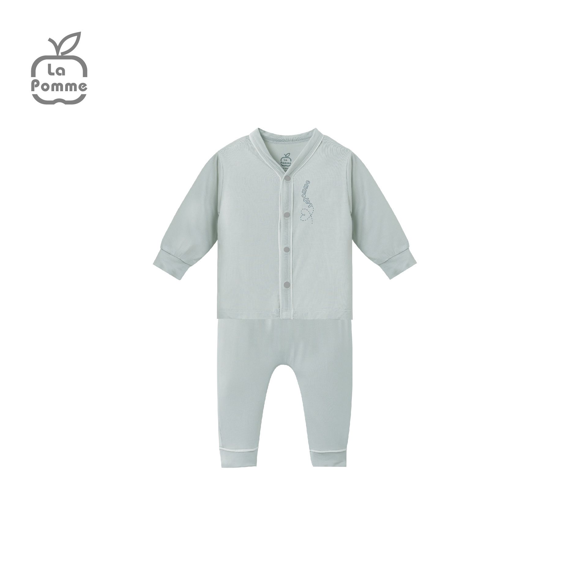 Bộ dài tay La Pomme cúc giữa vườn cổ tích - Cam
