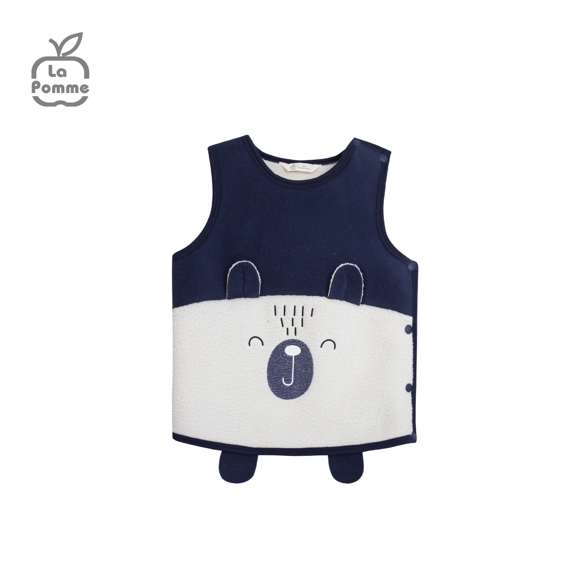 Áo Gile Fur La Pomme Baby Bear - Vàng