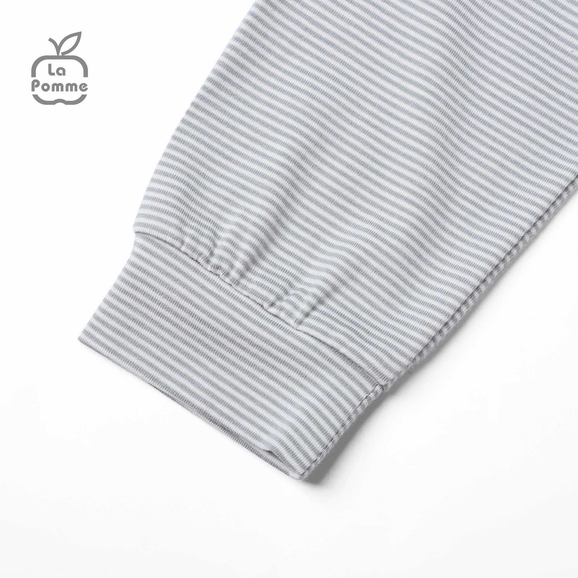 SL195 Bộ dài tay kẻ Chú Rái cá La Pomme - Xanh