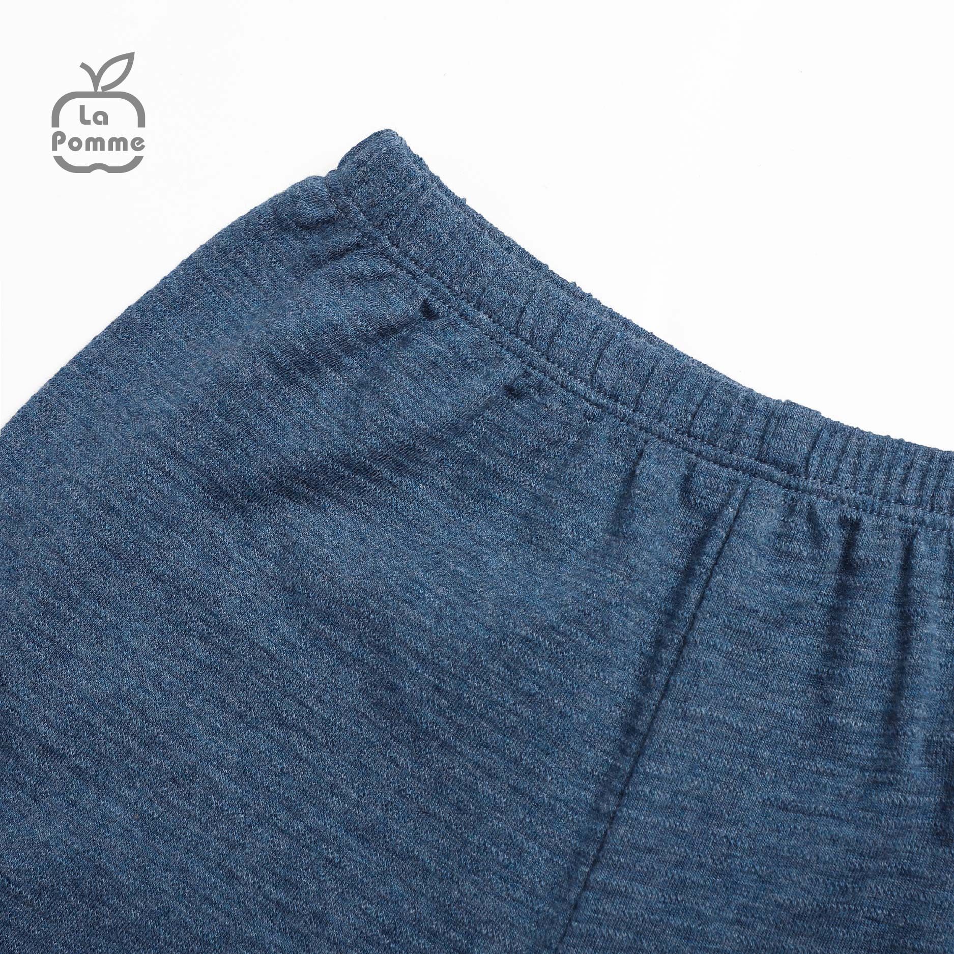 SL195 Bộ dài tay kẻ Chú Rái cá La Pomme - Xanh