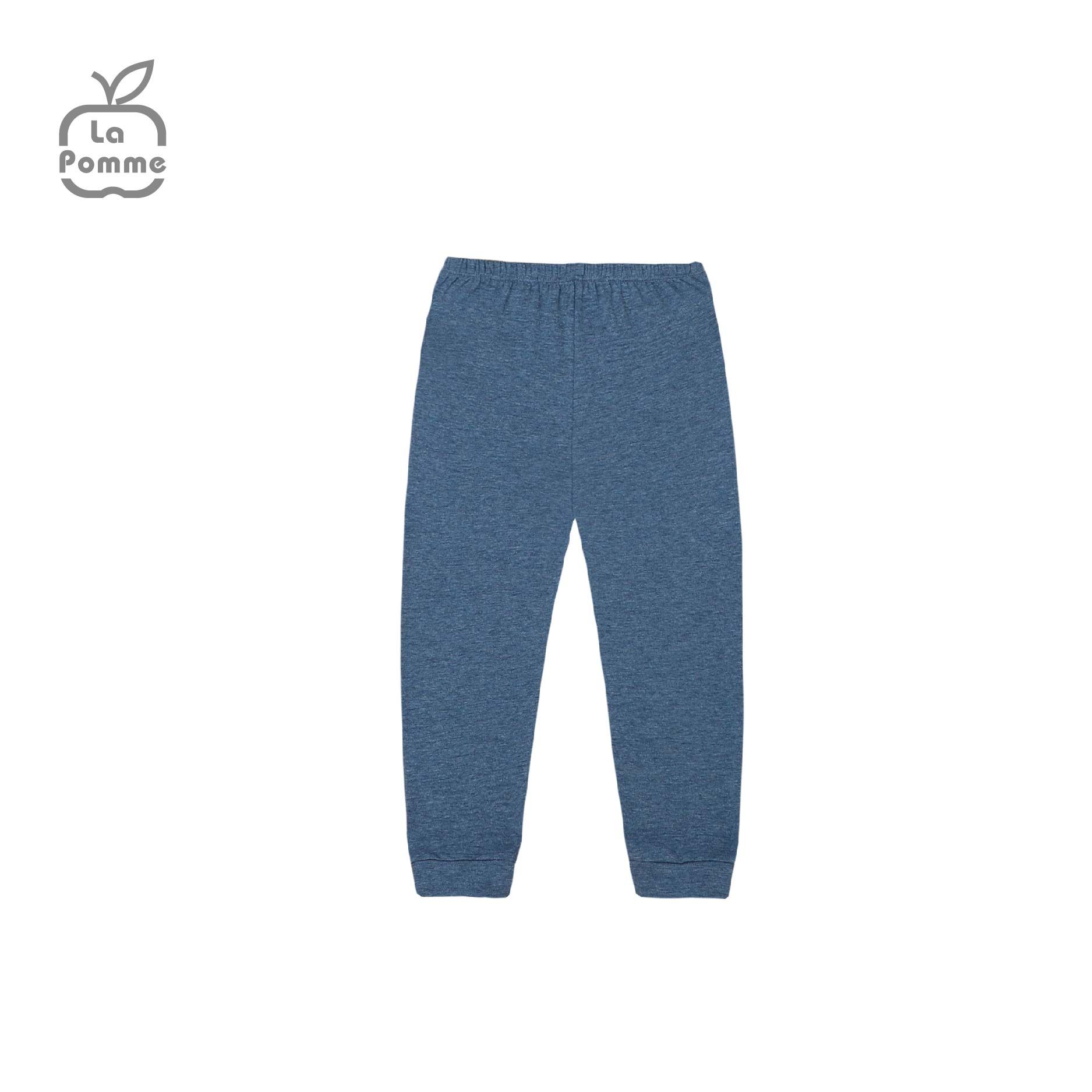 SL195 Bộ dài tay kẻ Chú Rái cá La Pomme - Xanh