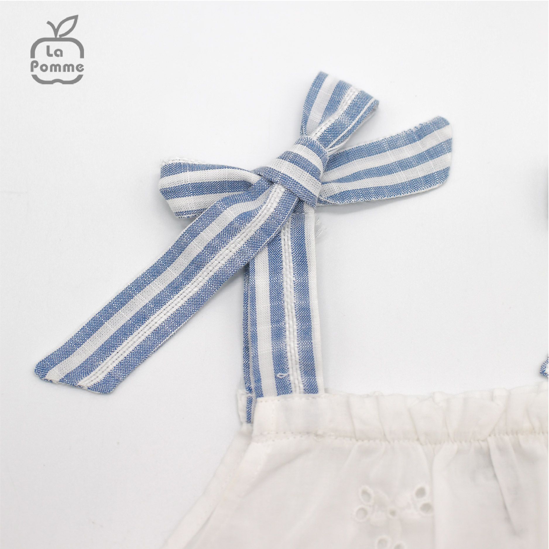 WS002 Bộ hay dây La Pomme Hoa nhí - Trắng