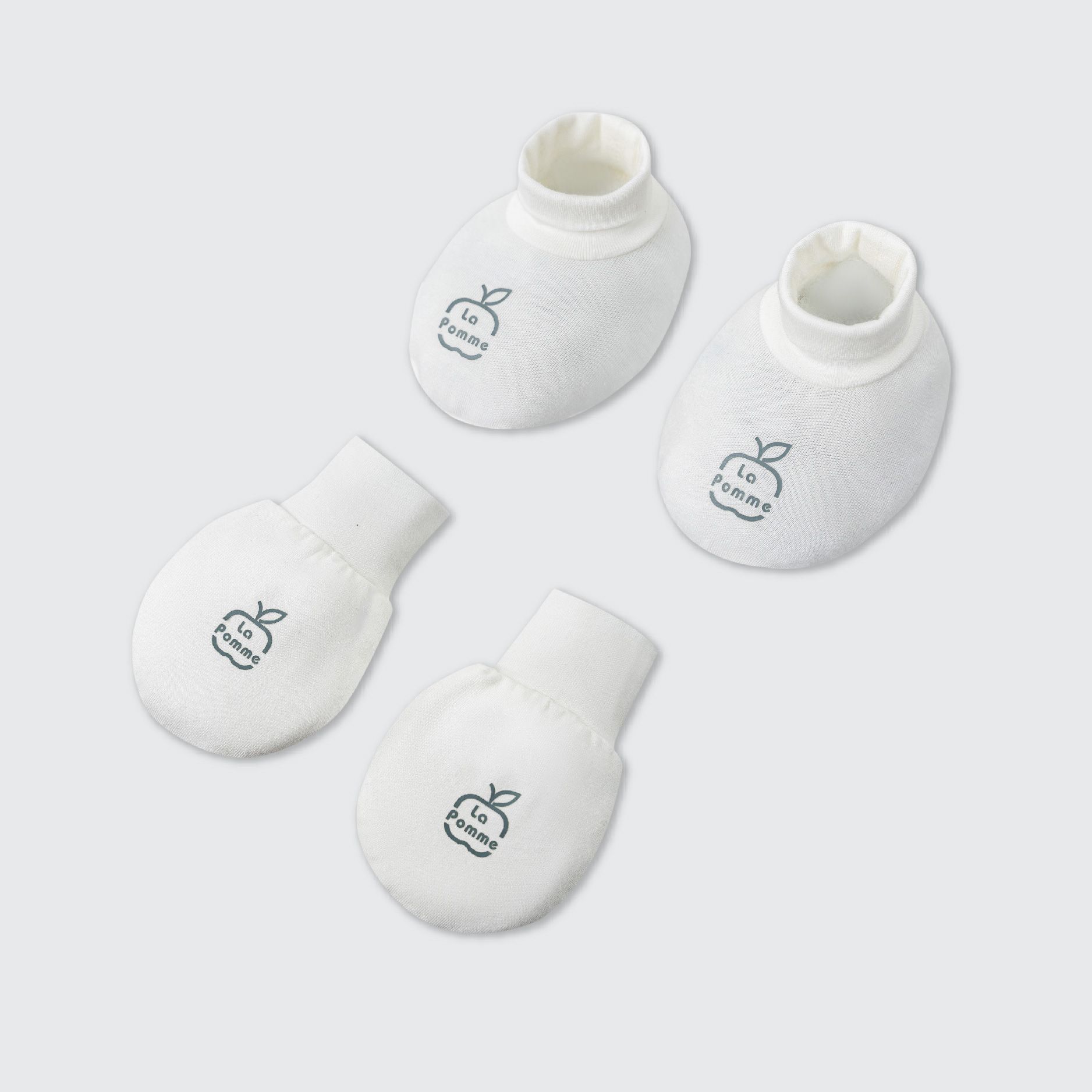 Set bao tay bao chân sơ sinh La Pomme Cute