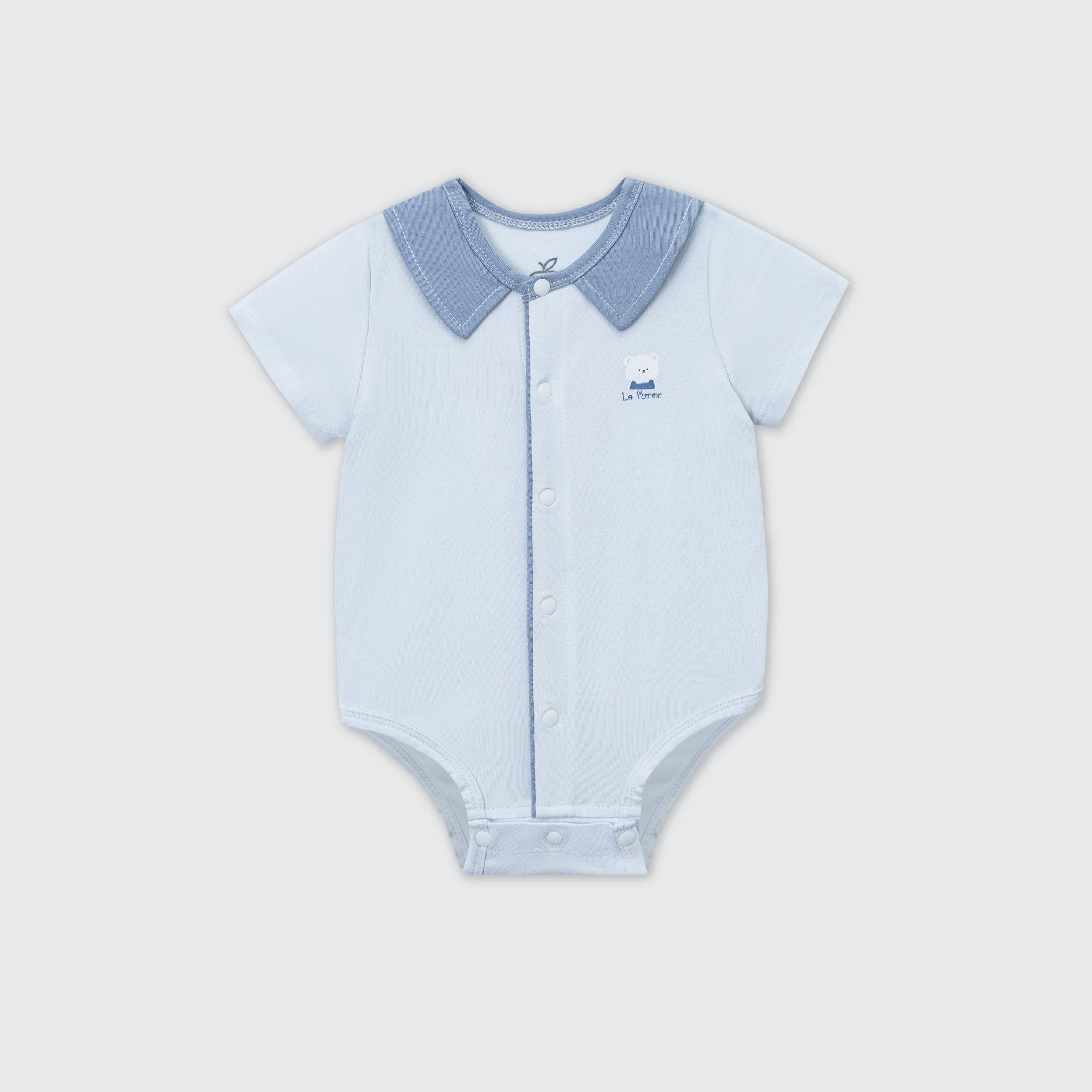 Body chip cộc tay La Pomme cổ Peter Pan