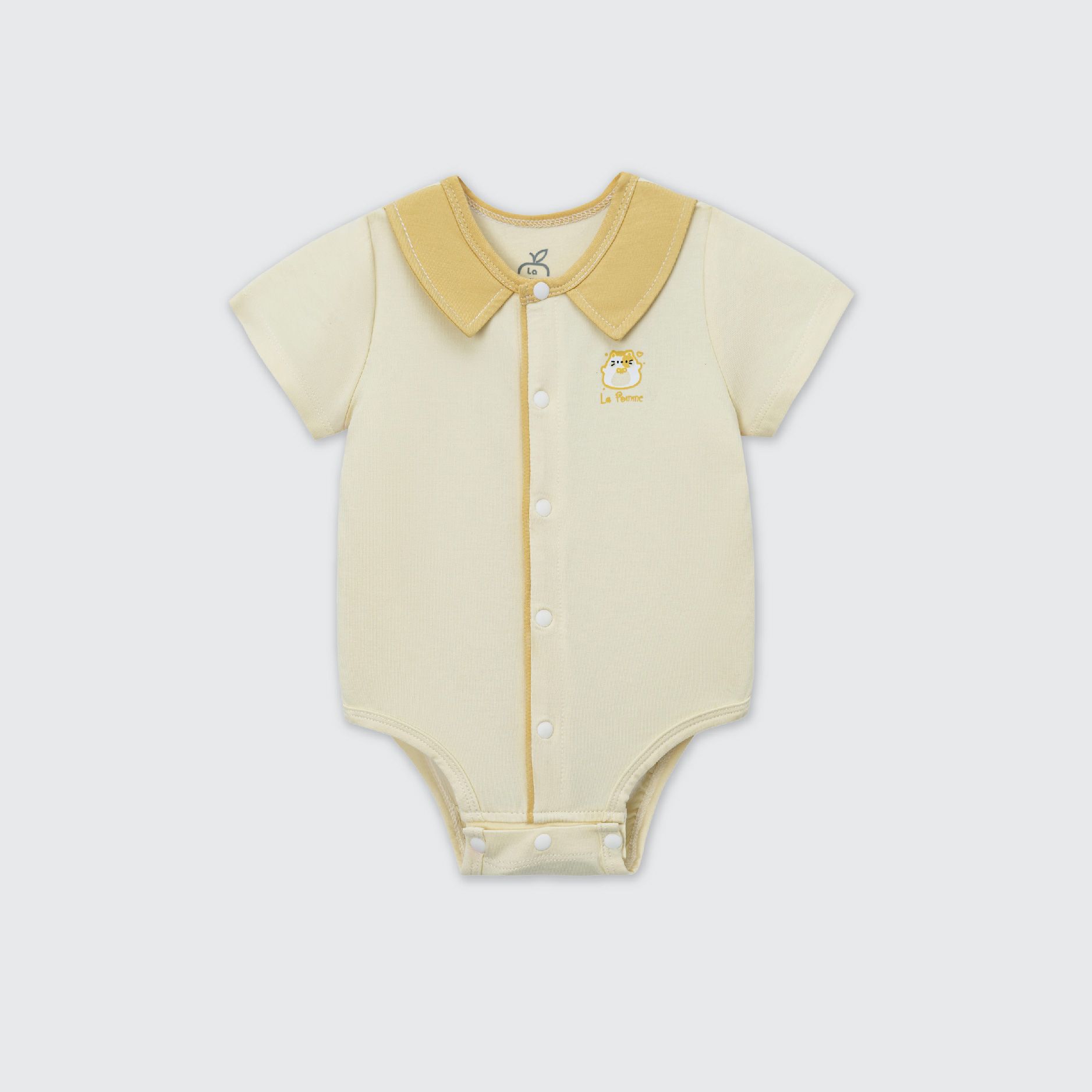 Body chip cộc tay La Pomme cổ Peter Pan