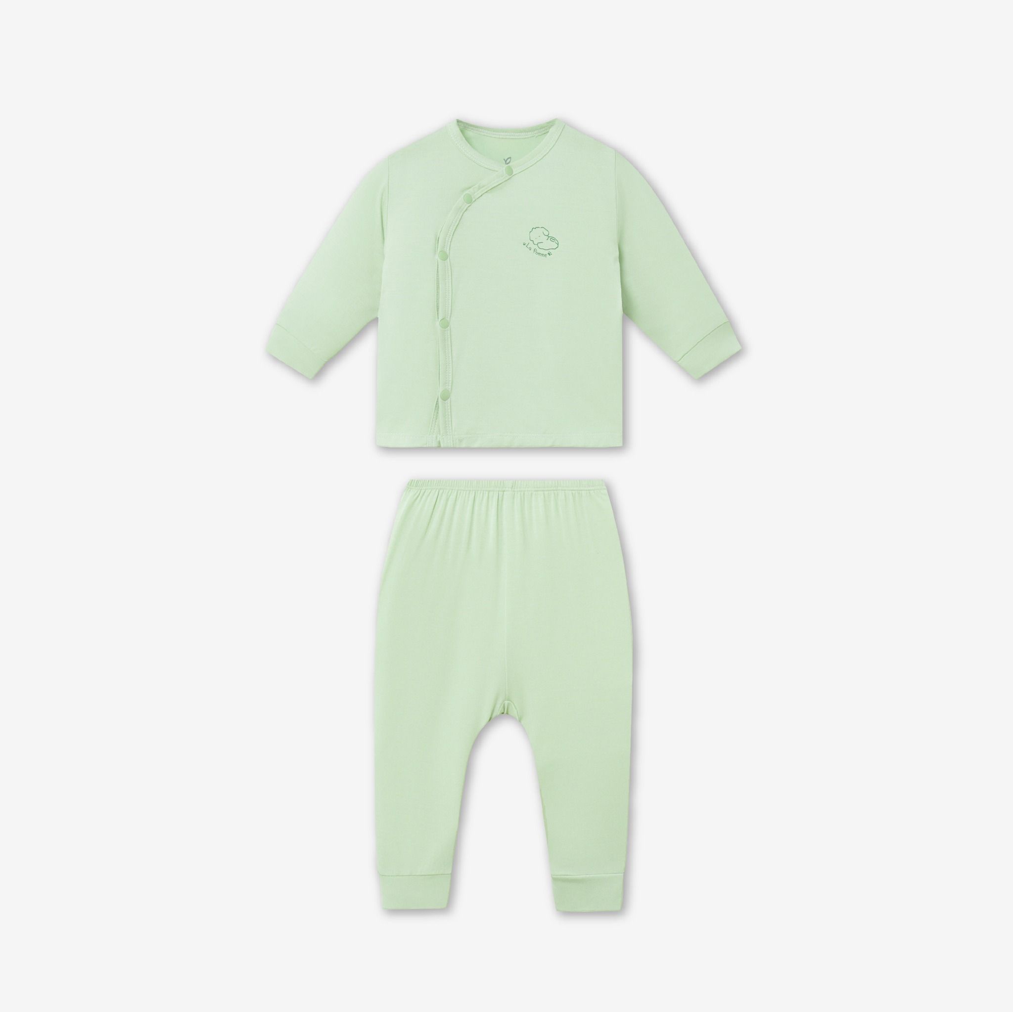 Bộ Dài Tay La Pomme Cúc lệch Dreamy Baby