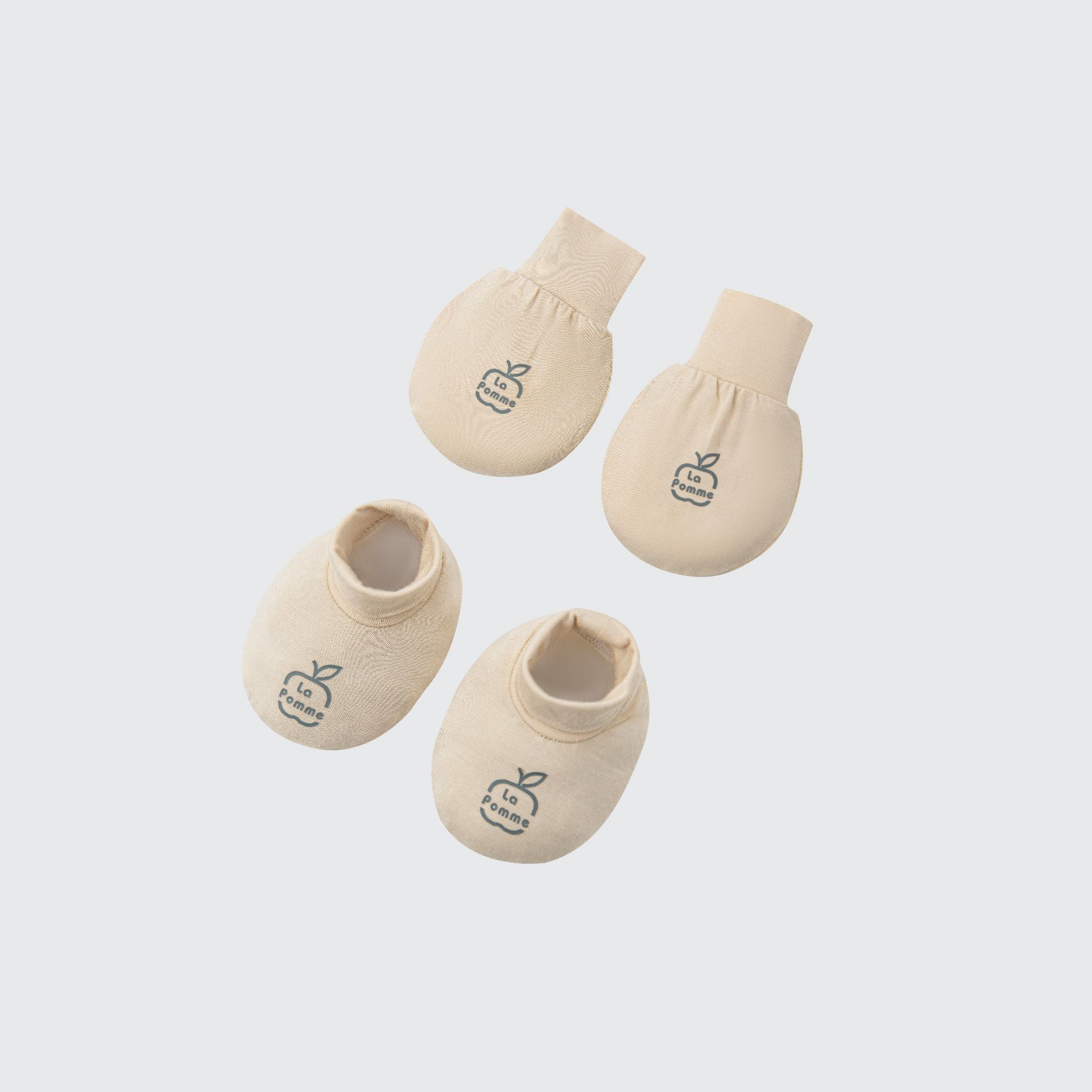 Set bao tay bao chân La Pomme Họa tiết bé xinh