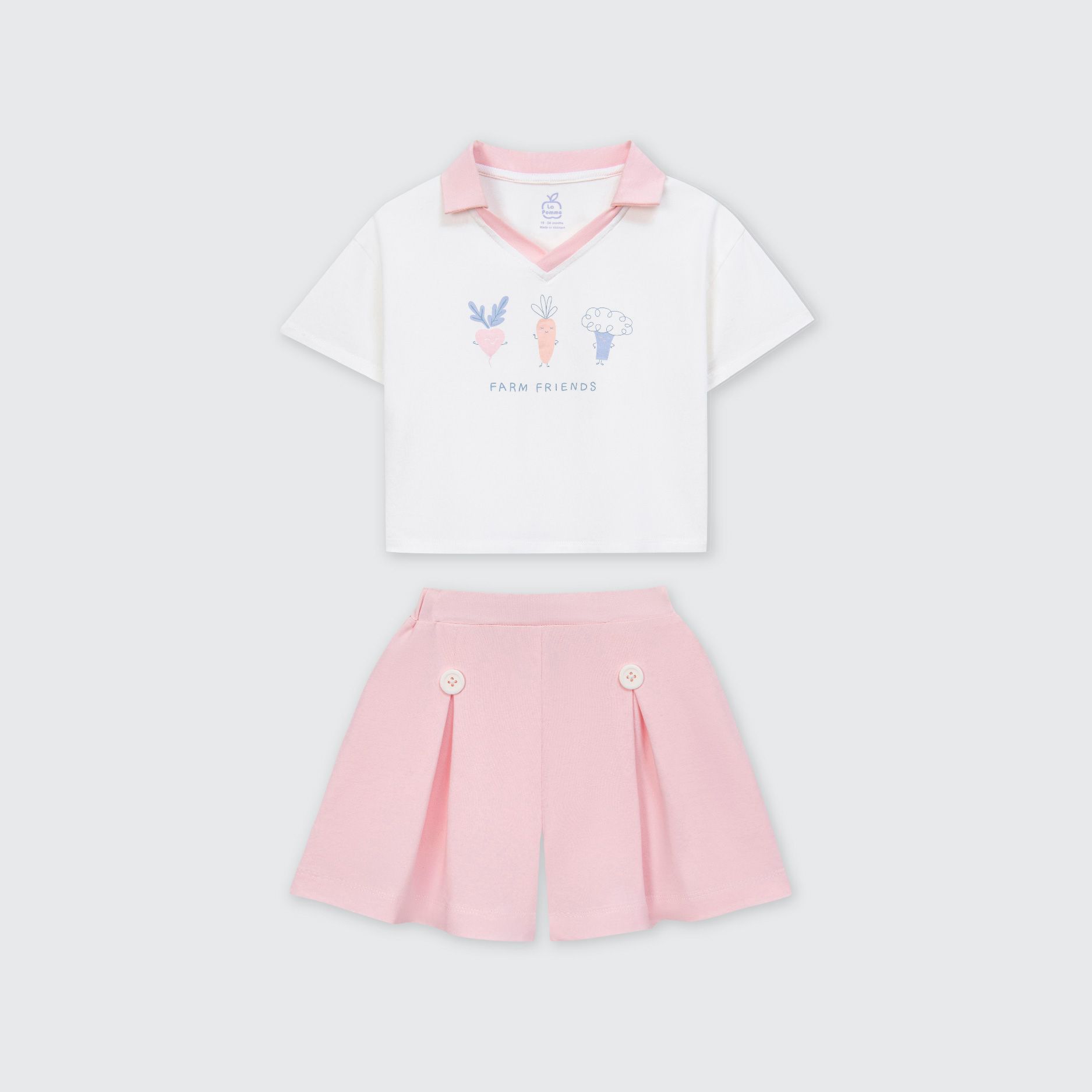 Bộ cộc tay La Pomme Happy Dream