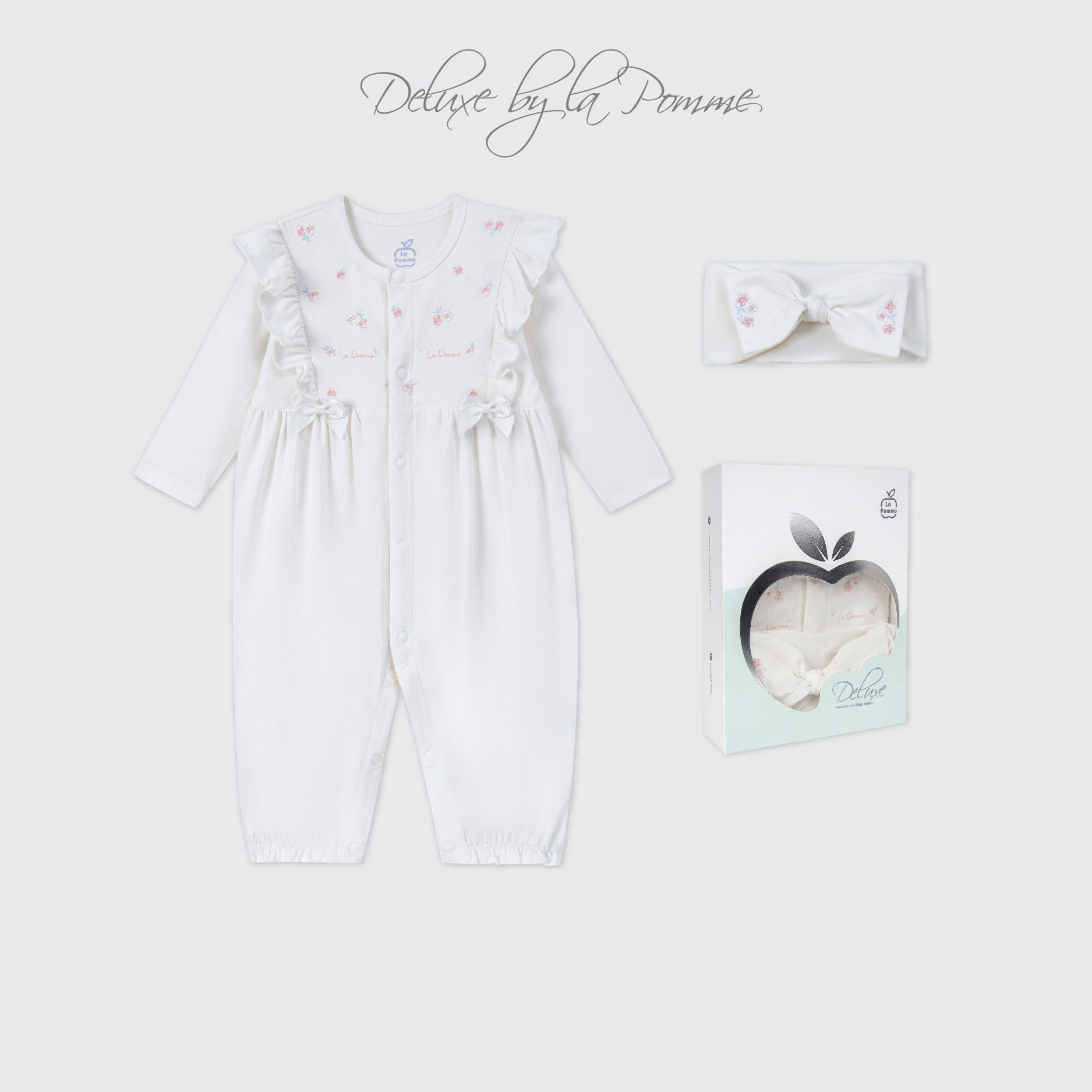 Body dài kèm băng đô La Pomme Deluxe Hoa nhí xinh xắn