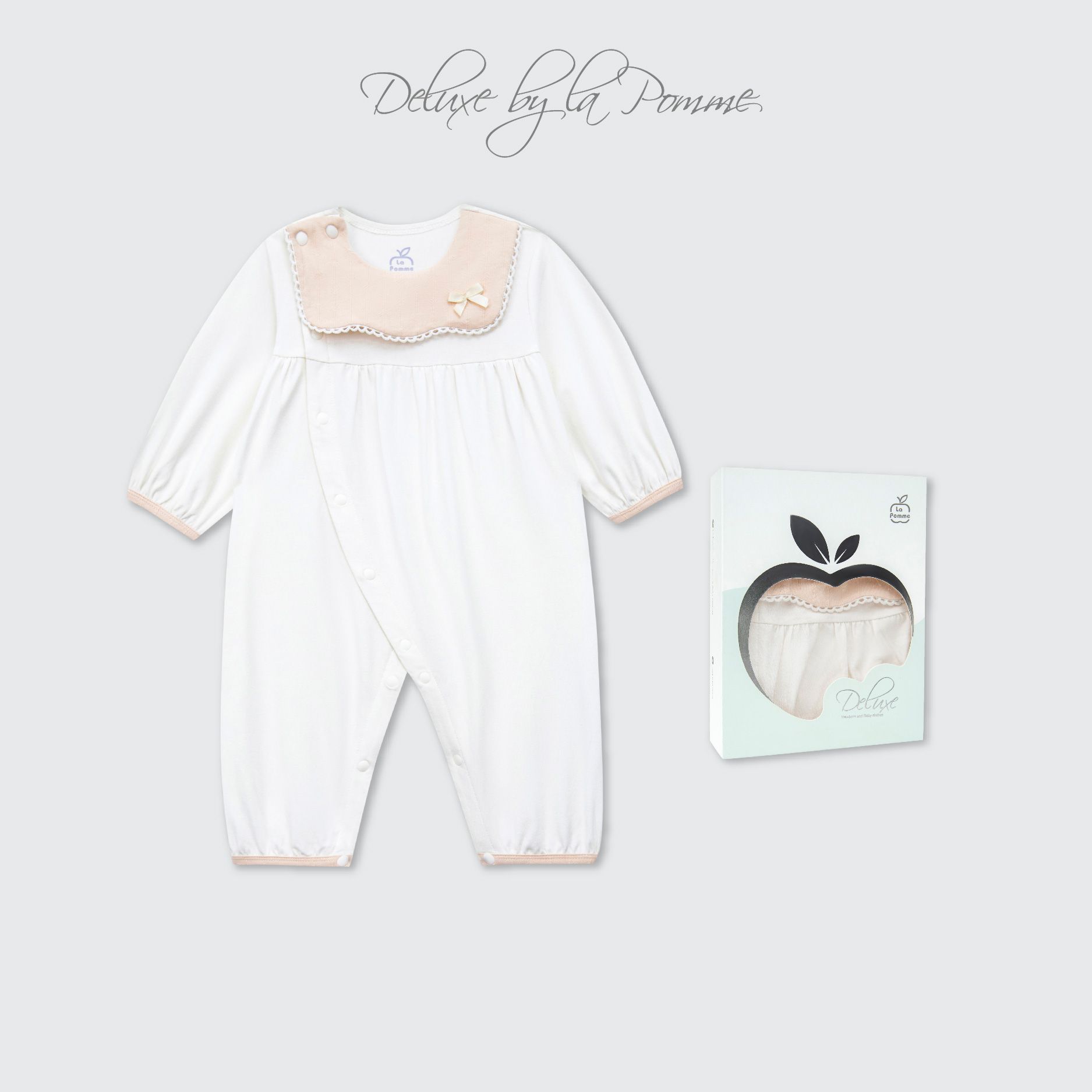 Body dài tay La Pomme hoa nhỏ bồng bềnh