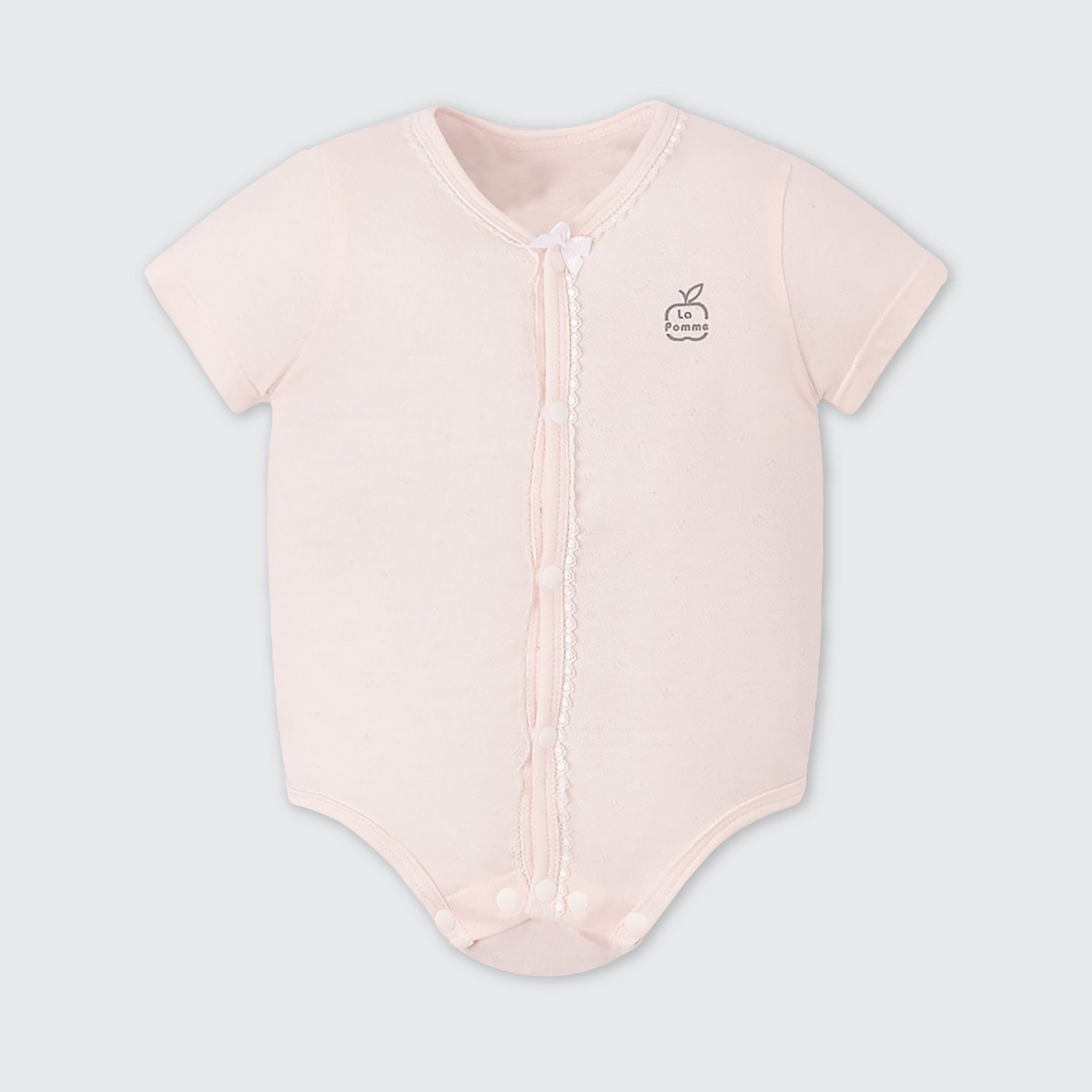 Body chip cộc tay La Pomme đính sticker
