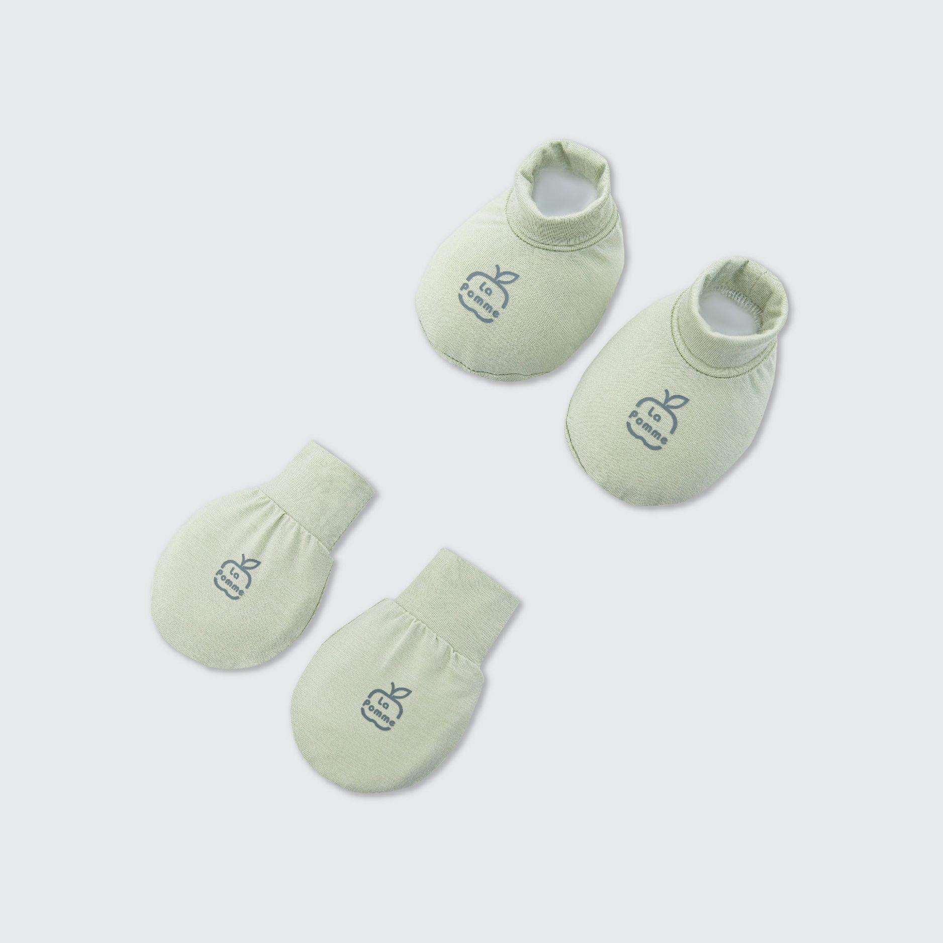 Set bao tay bao chân La Pomme màu pastel