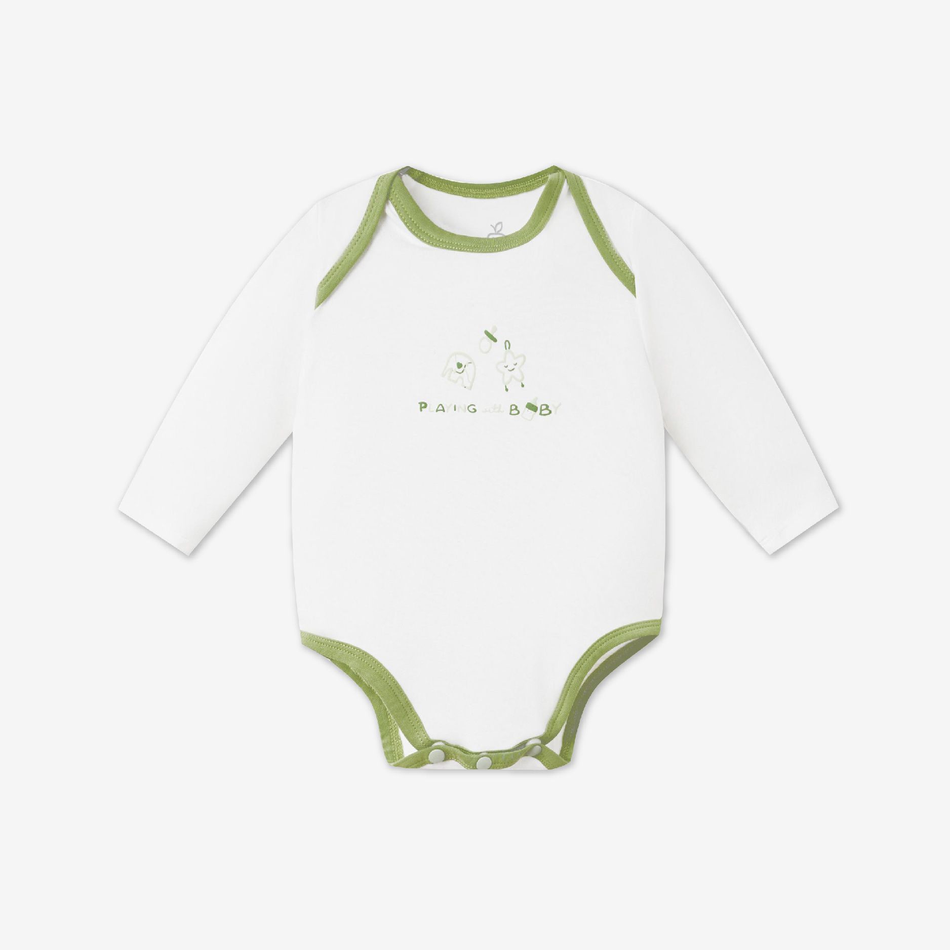 Body chip dài tay La Pomme viền màu