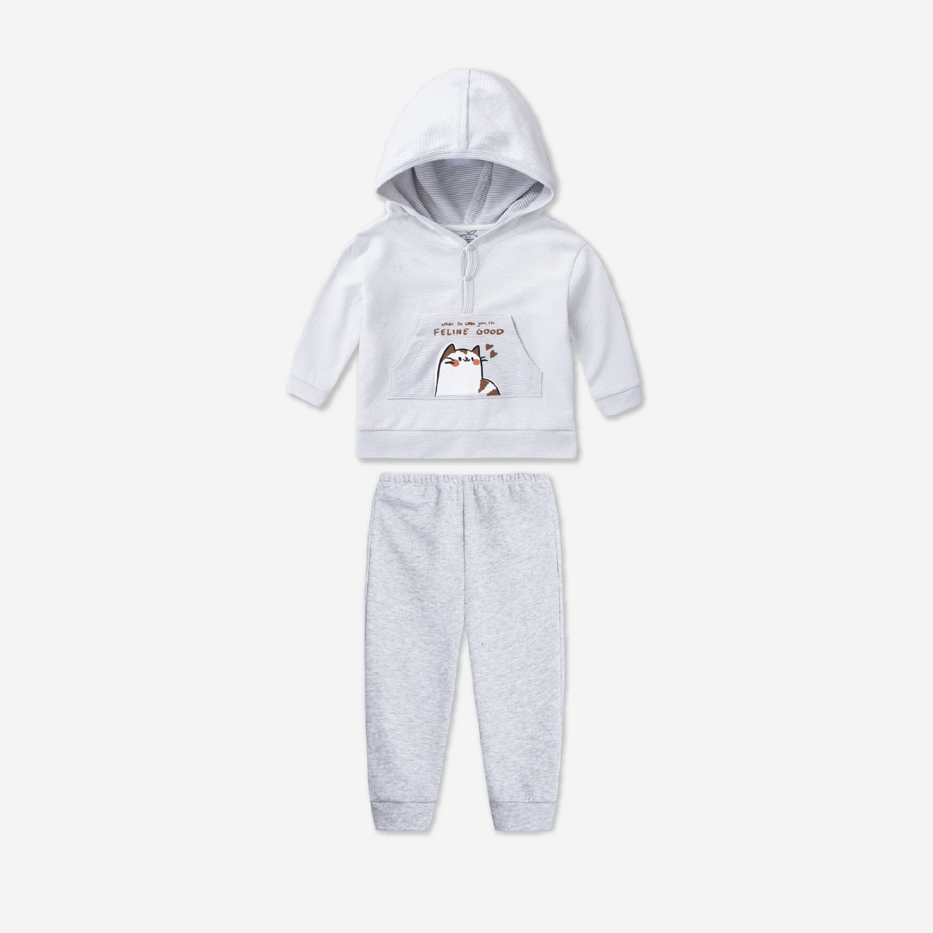 Bộ dài tay La Pomme Hoddie Tommy