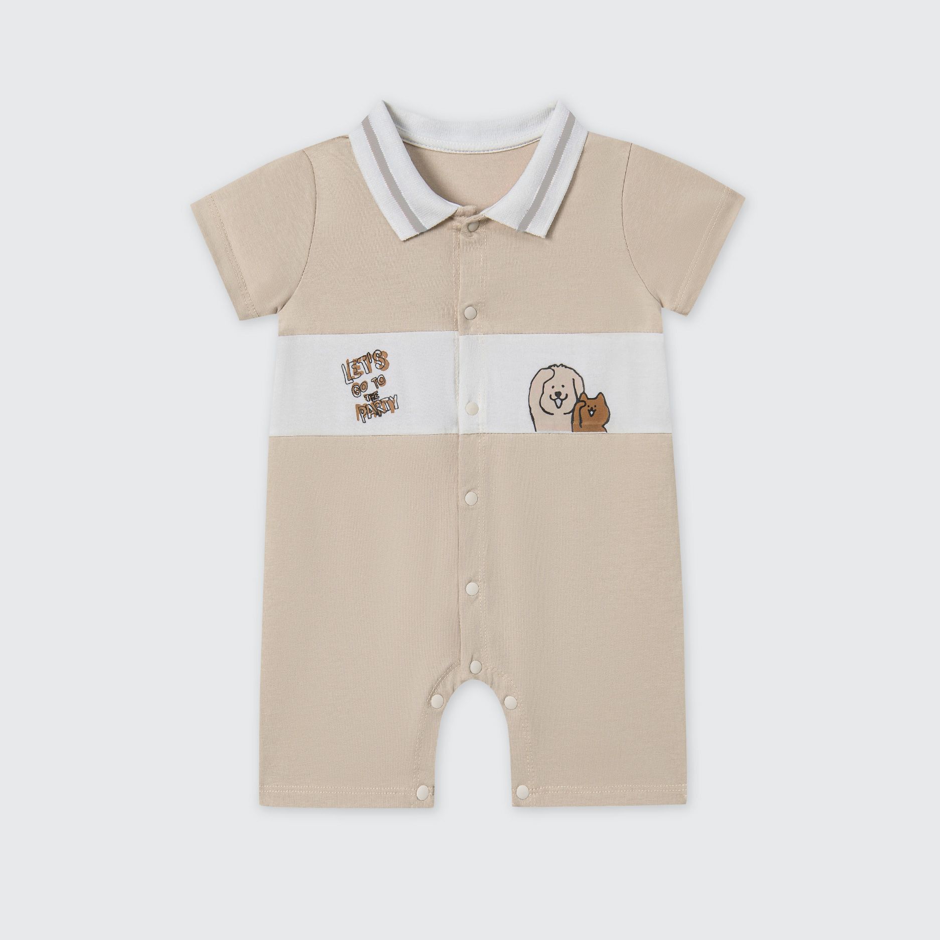 Body cộc tay La Pomme Cún con phối màu