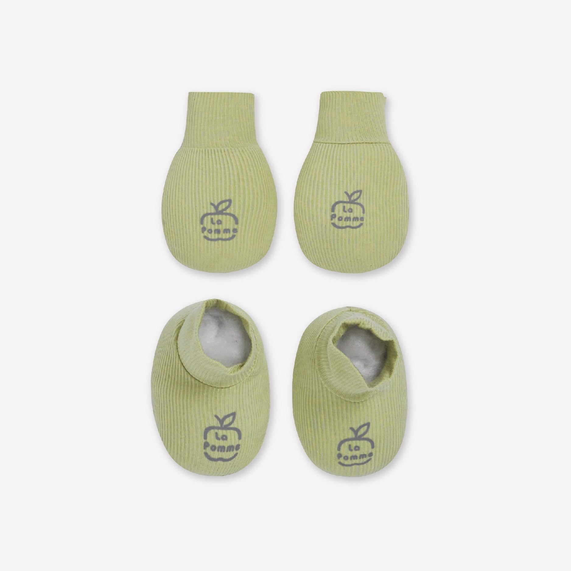 Set bao tay bao chân La Pomme hoạ tiết đáng yêu