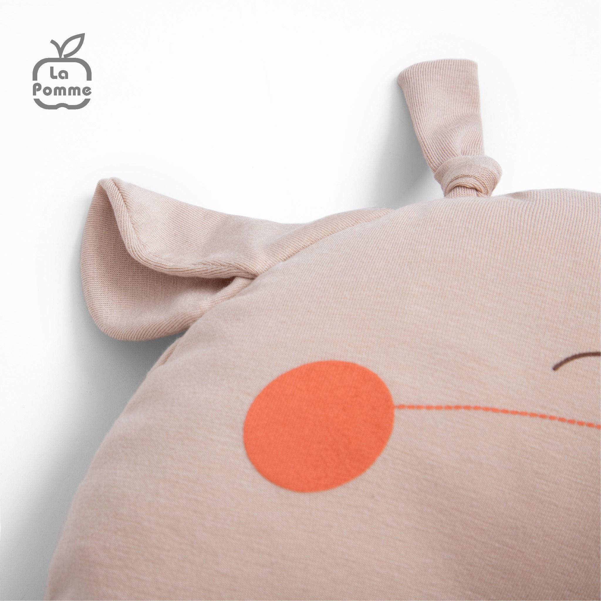 Gối sơ sinh nhân đôi vỏ gối La Pomme Dreamy - Hồng