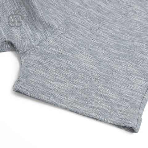 Bộ cộc tay La Pomme polo mầm cây - Nâu be