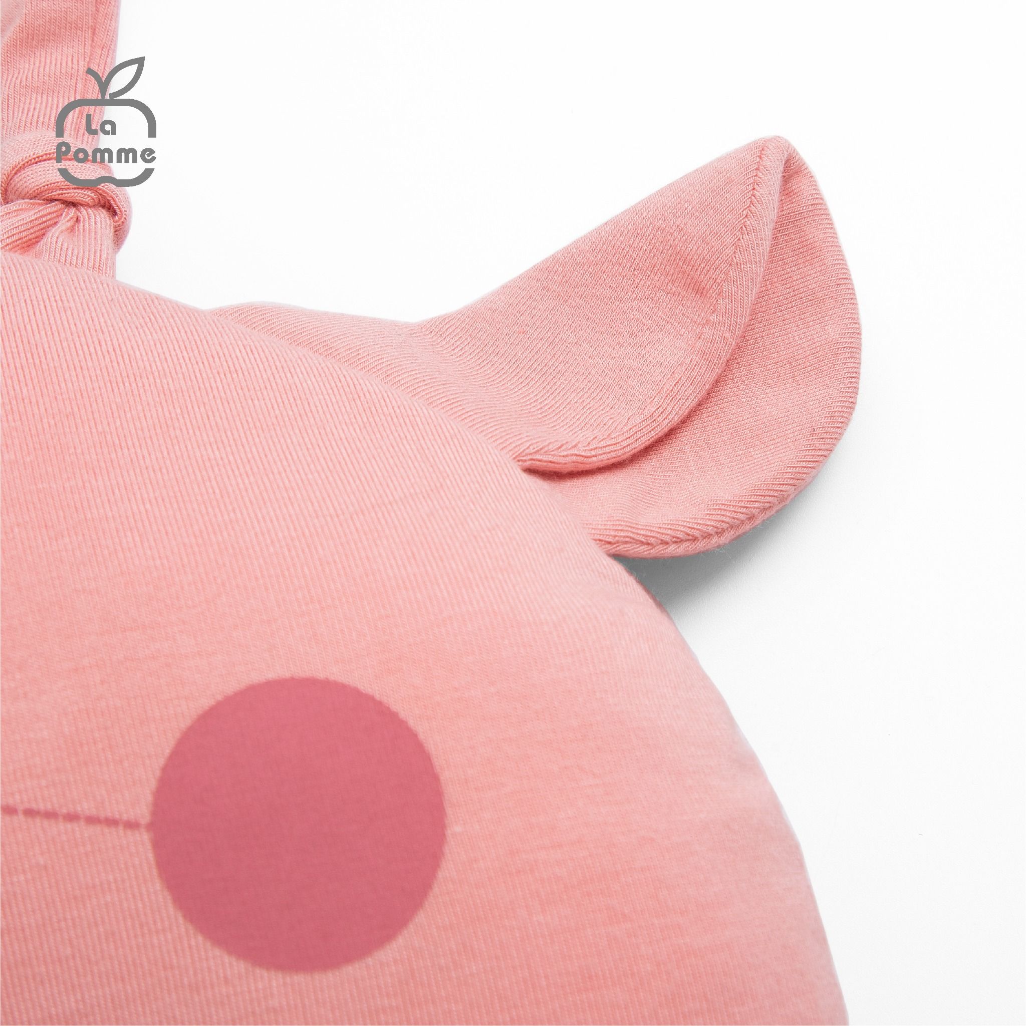 Gối sơ sinh nhân đôi vỏ gối La Pomme Dreamy - Hồng