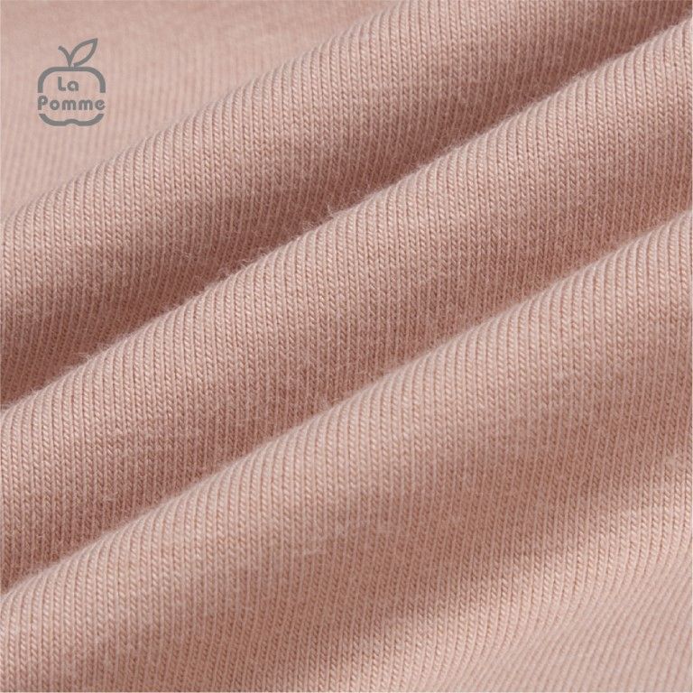 Bộ dài tay La Pomme gấu nhỏ ú oà - Đỏ đất