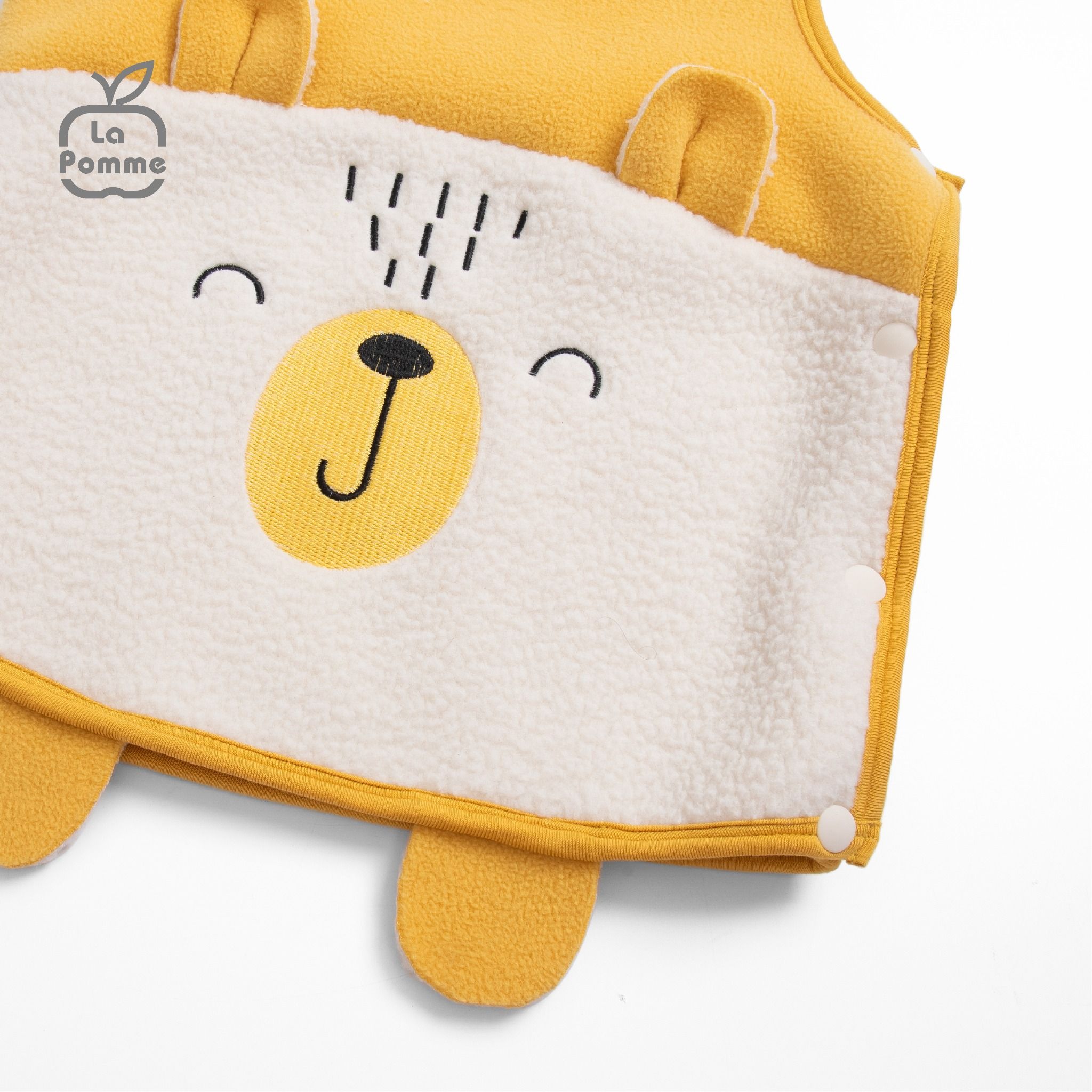Áo Gile Fur La Pomme Baby Bear - Vàng