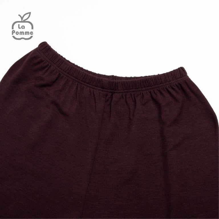 Bộ cộc tay La Pomme Teddy Bear - Tím than