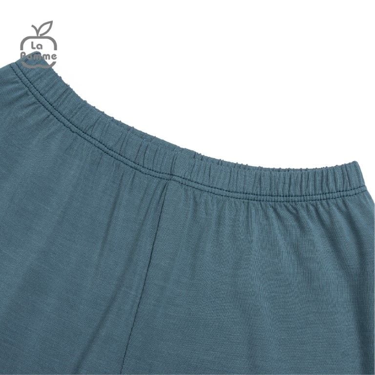 Bộ cộc tay quần dài La Pomme bảng chữ cái vui nhộn - Xanh