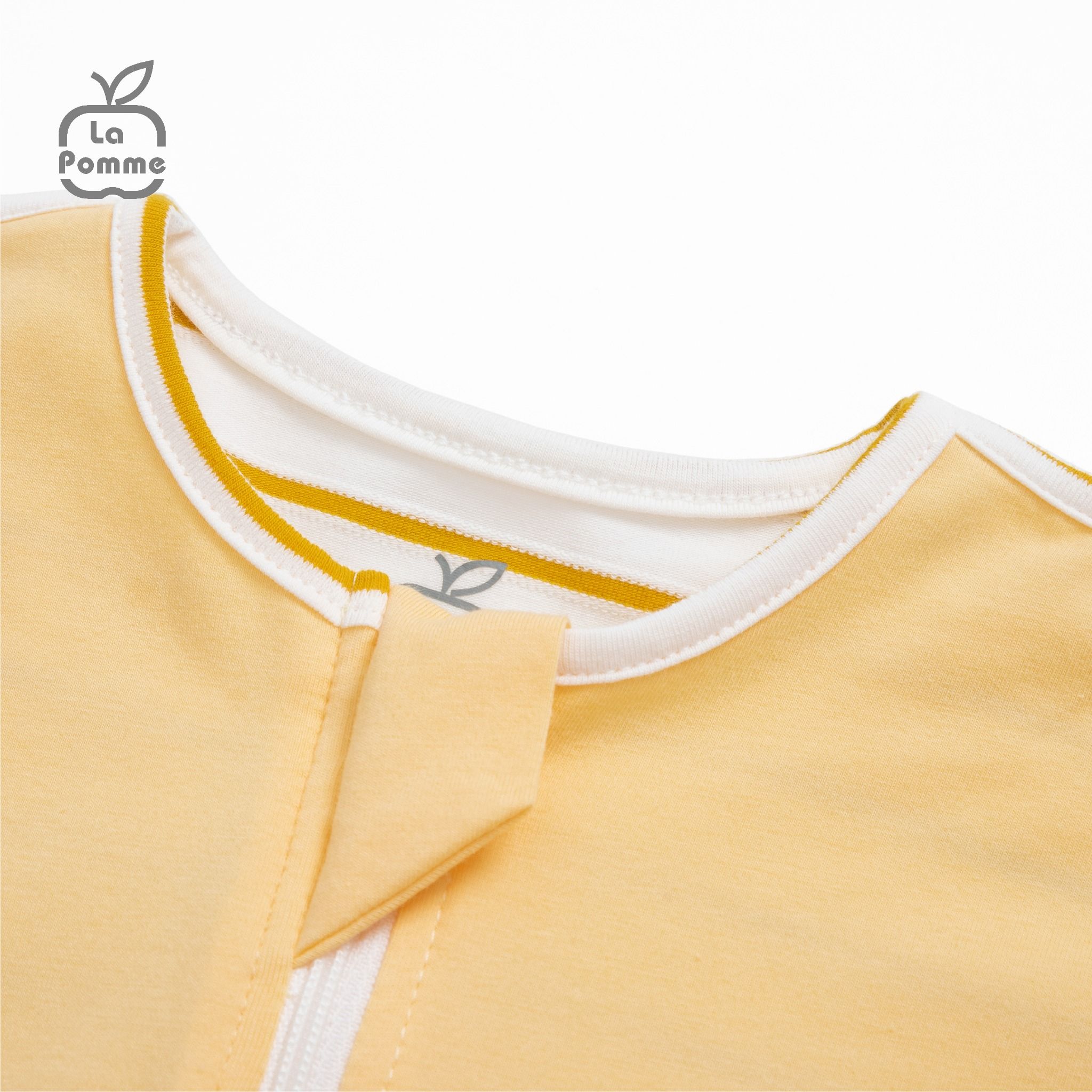 Nhộng chũn ngủ sơ sinh La Pomme Baby Fish - Trắng vàng