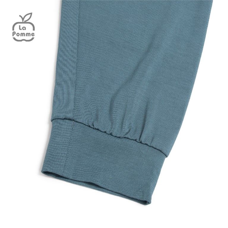 Bộ cộc tay quần dài La Pomme bảng chữ cái vui nhộn - Xanh