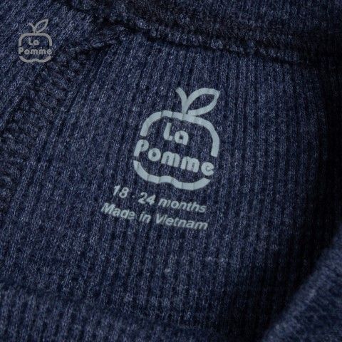 Bộ Cộc Tay La Pomme Thợ làm vườn gấu nâu - Xanh