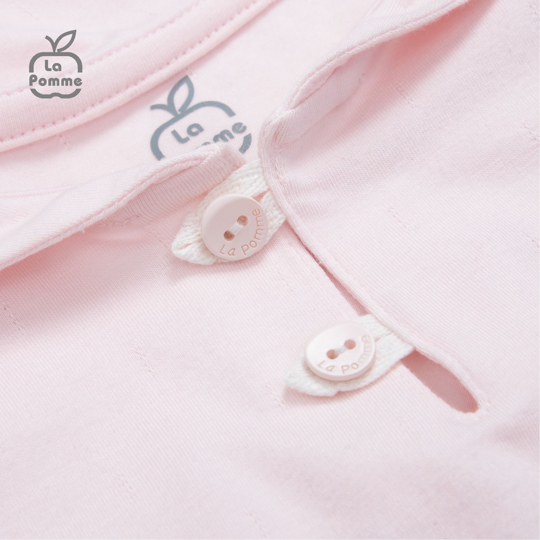 Bộ cộc tay La Pomme thủy thủ - Hồng