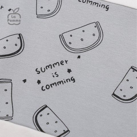 Bộ cộc tay La Pomme Summer Fruits - Cam