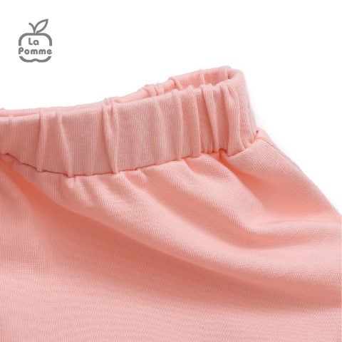Bộ cộc tay La Pomme polo cổ ren - Trắng