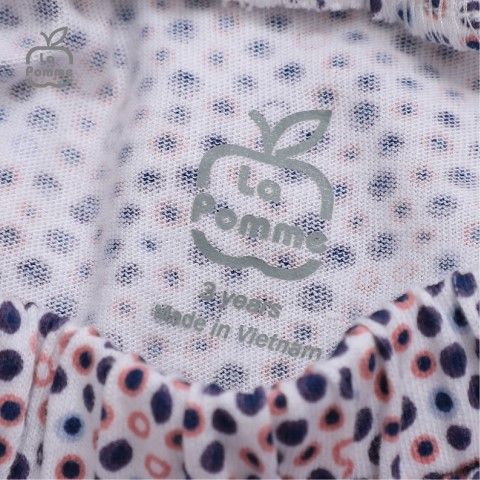 Bộ ba lỗ La Pomme Mùa hè dưa hấu - Trắng