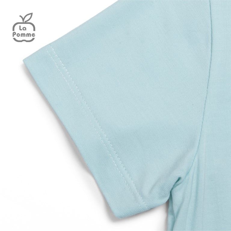 Bộ cộc tay quần dài La Pomme bảng chữ cái vui nhộn - Xanh