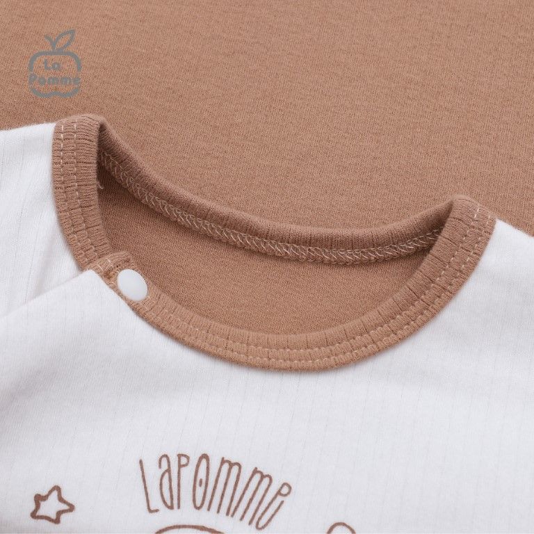 Bộ Dài Tay La Pomme Cúc lệch Fun Galaxy - Hồng
