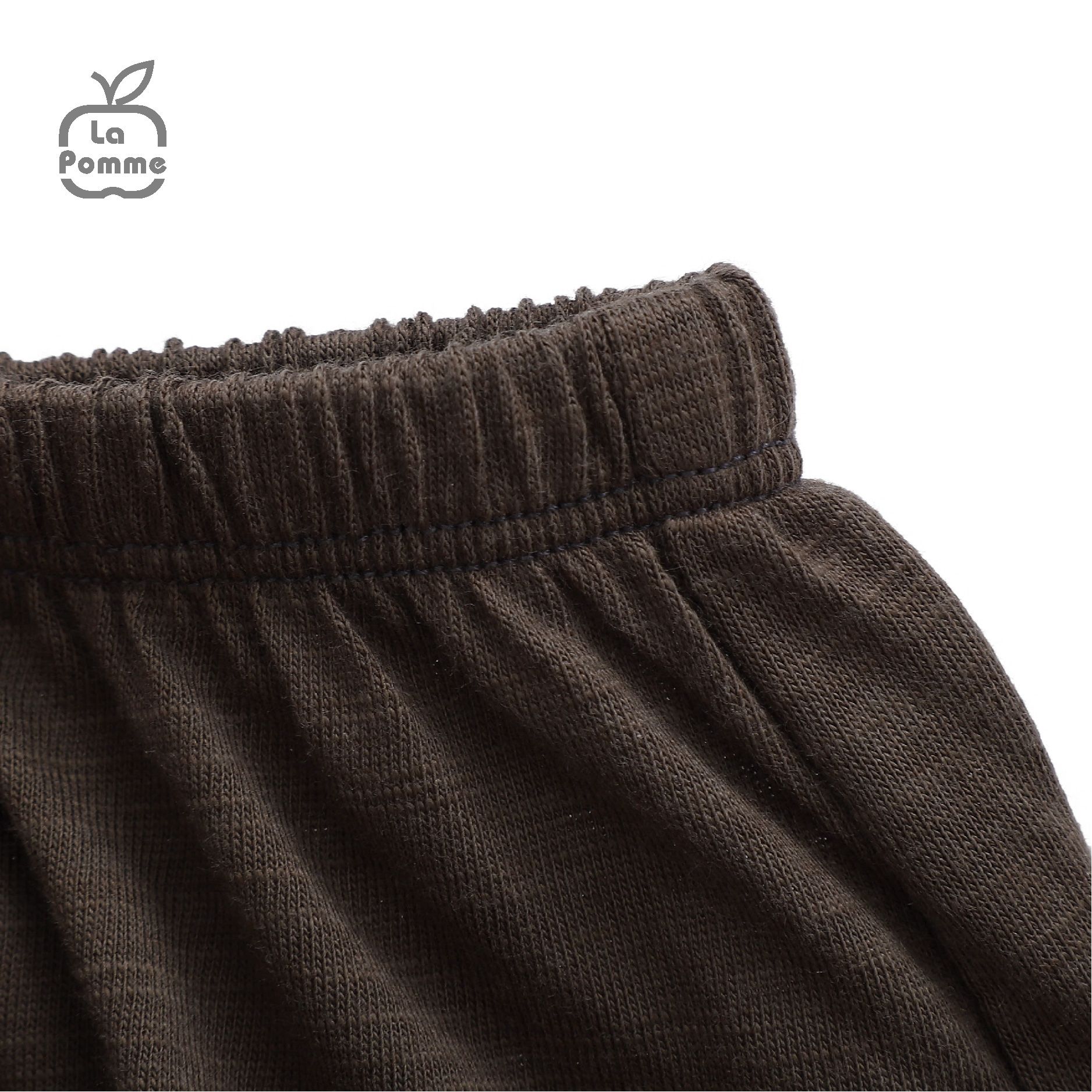 Bộ cộc tay La Pomme Raglan cún nhỏ - Tím