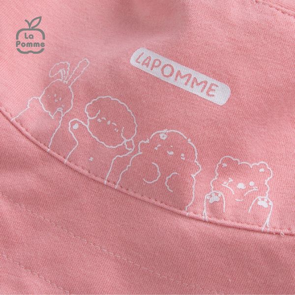  Mũ vành La Pomme Cute Animals - Hồng 