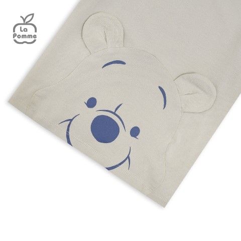 Bộ cộc tay La Pomme người bạn Gấu Pooh - Nâu