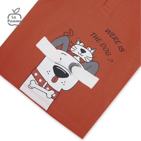Bộ cộc tay La Pomme chó Đốm tay lật ú oà - Be