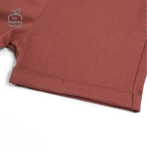 Bộ cộc tay La Pomme polo mầm cây - Trắng Ghi