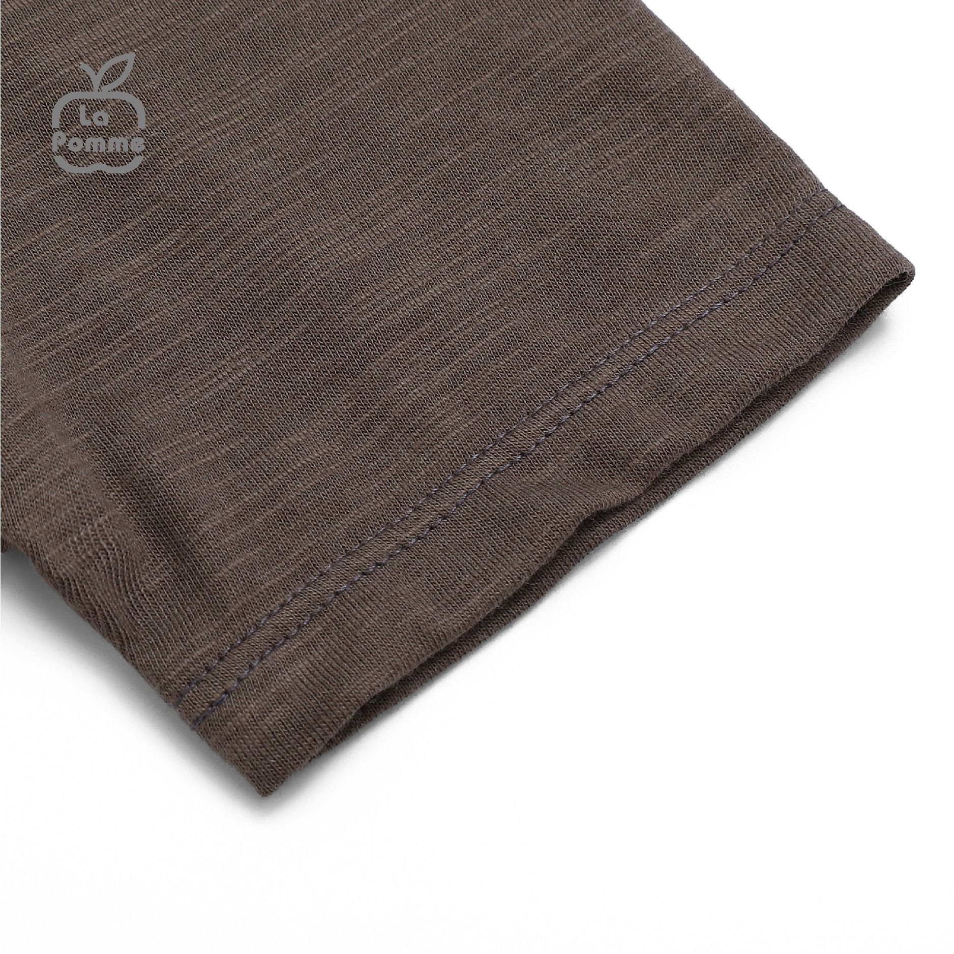 Bộ cộc tay La Pomme Raglan cún nhỏ - Đỏ